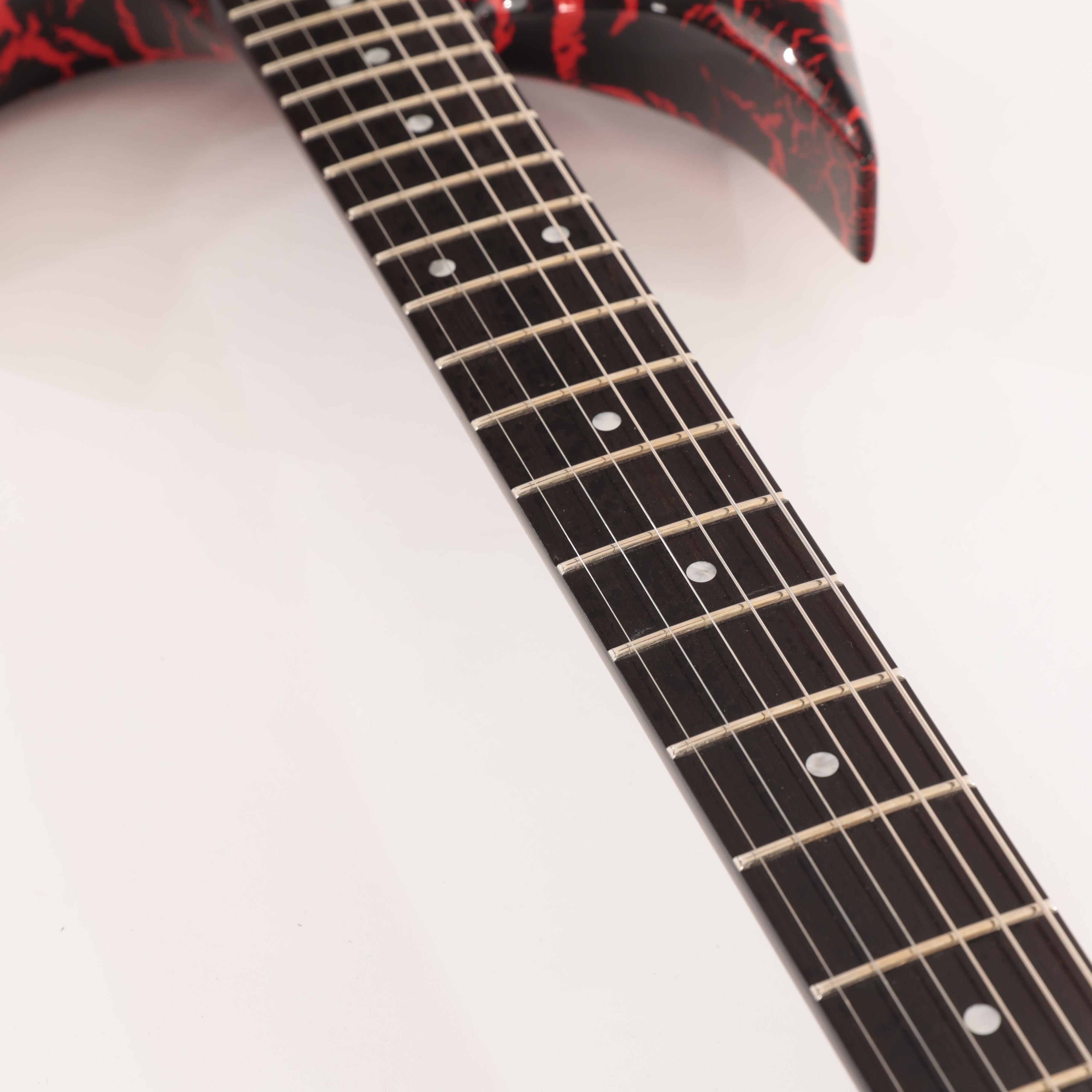 BC Rich Warlock Legacy with Kahler Trem Electric Guitar in Red